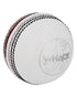WHACK County Leather Cricket Ball - 2 Piece - 156gm - White/Red